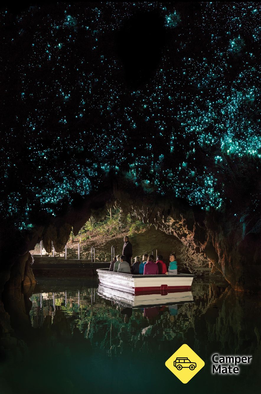 Waitomo Glowworm Caves, Waikato, Waikato, New Zealand | CamperMate ...