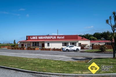 Lake Mahinapua Hotel Carpark Camp