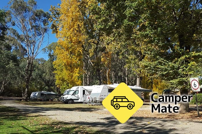 Poziția localității Beechworth Holiday Park