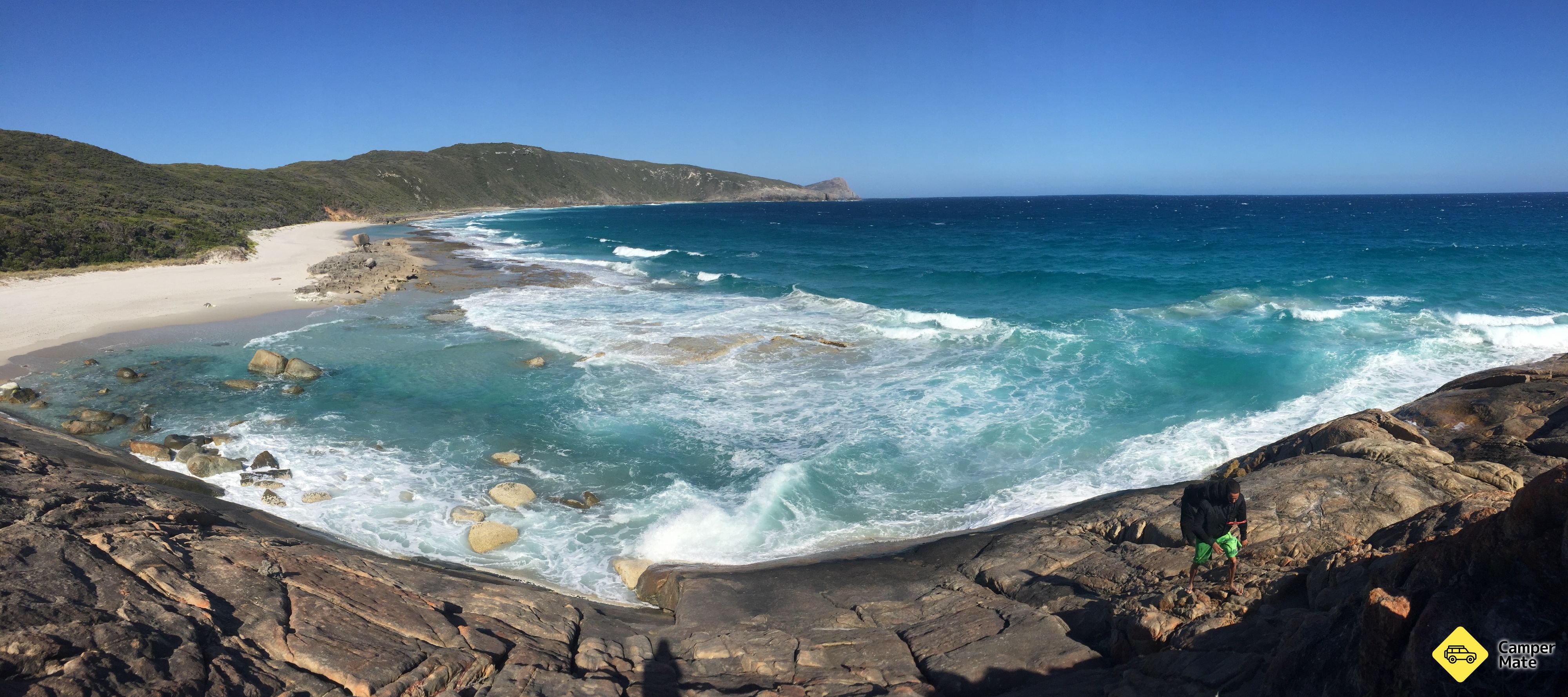 Vista de la playa Cable Point