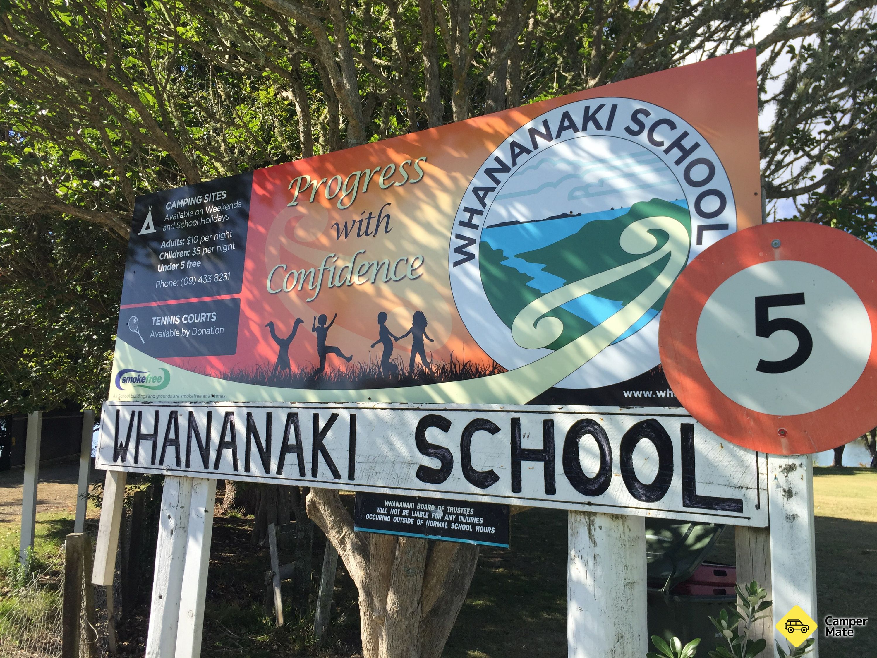 Whananaki skole lejr