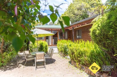 Le cabine di Wonboyn e il Caravan Park