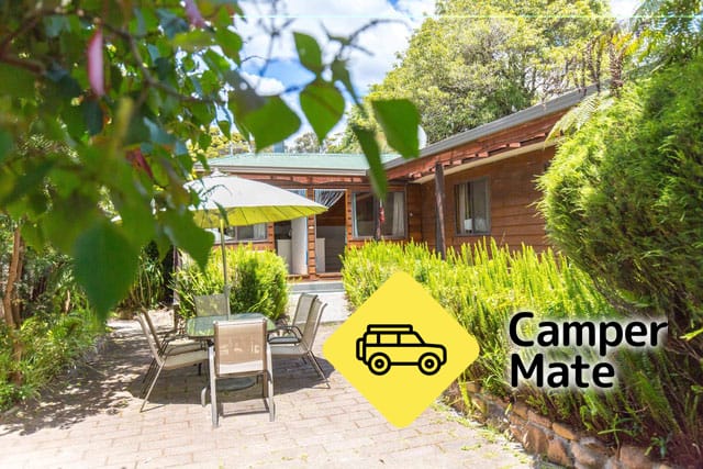 Le cabine di Wonboyn e il Caravan Park