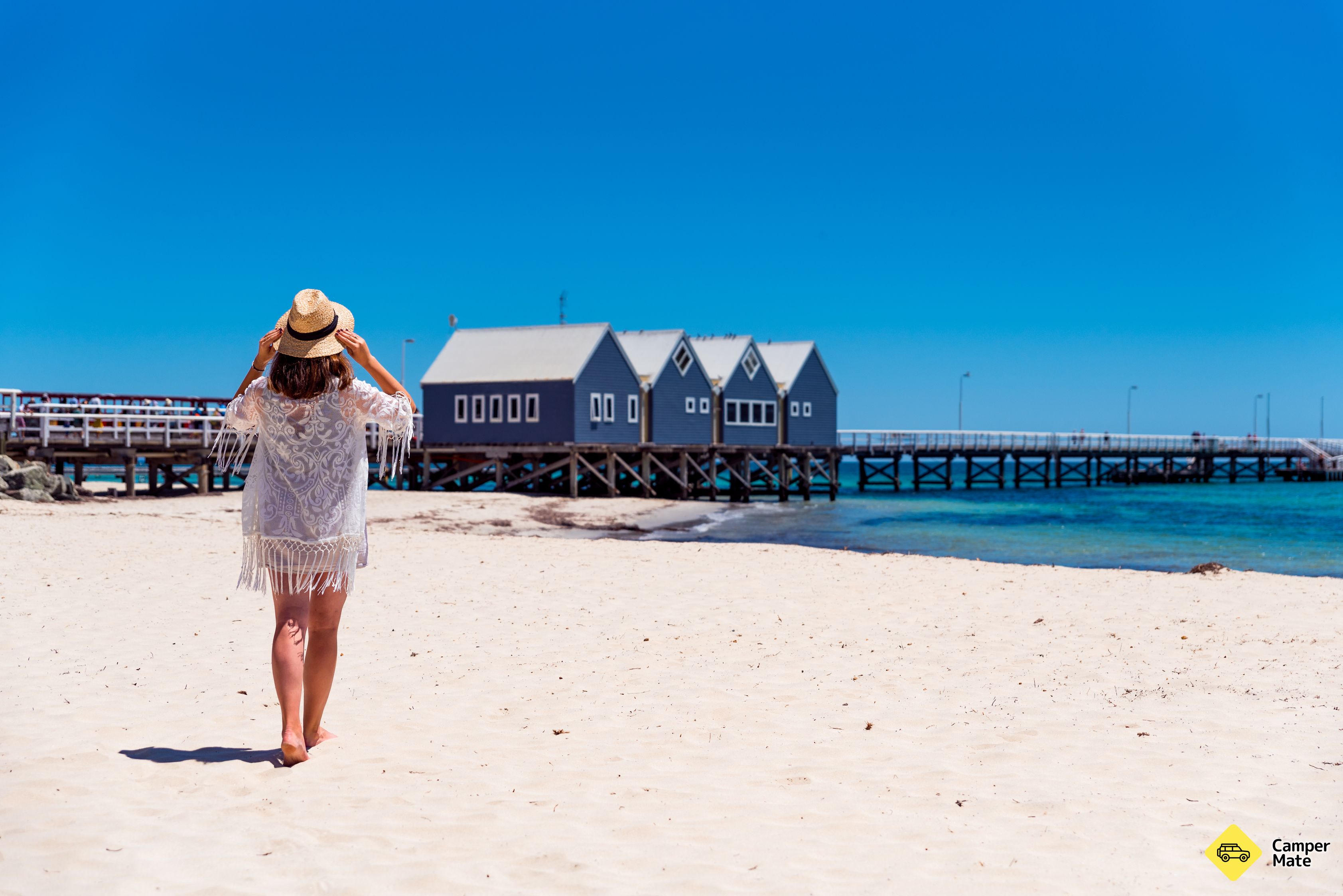 Busselton Jetty și plaja