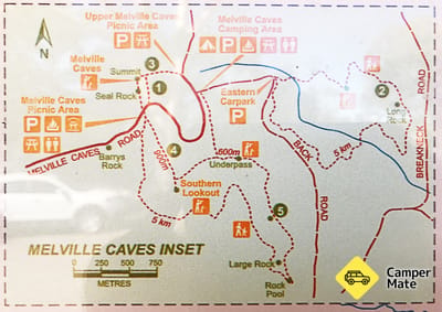 Melville Caves Campground