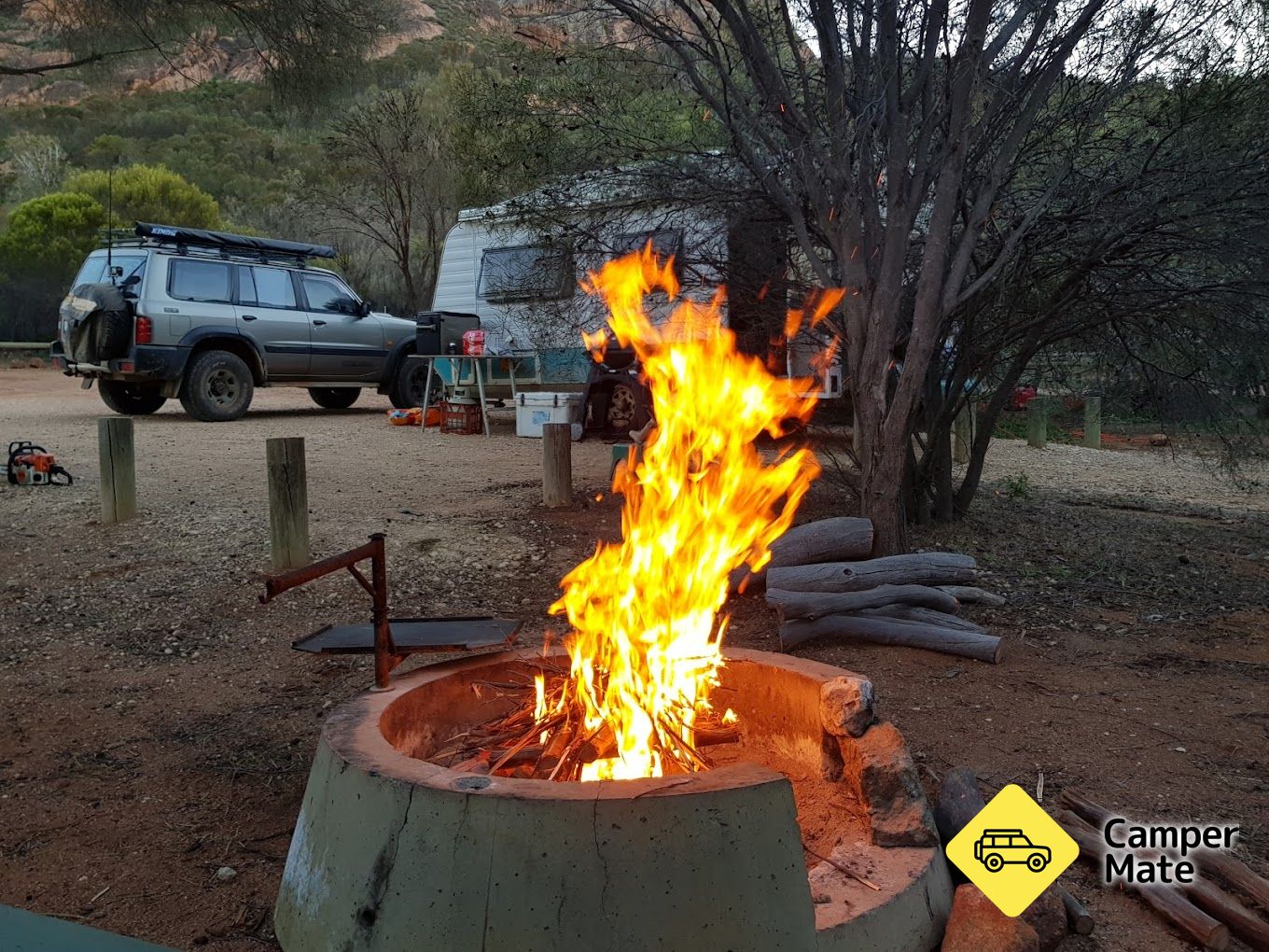 Acties voor Peak Charles Campground
