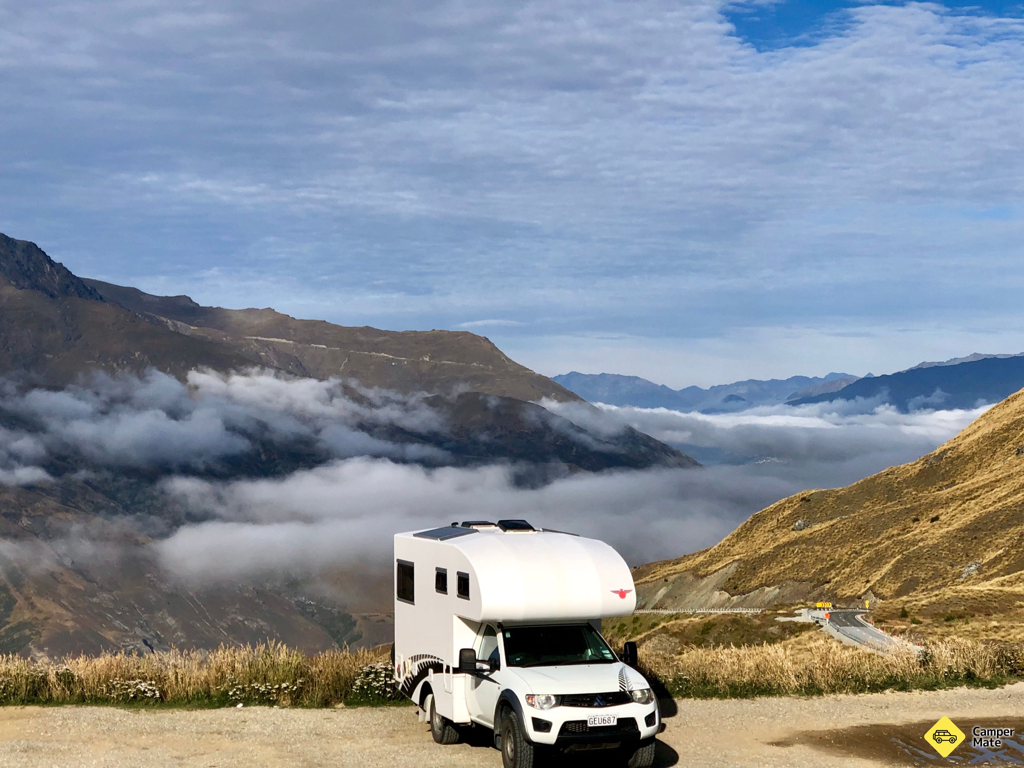 Acties voor Crown Range Road Summit Carpark