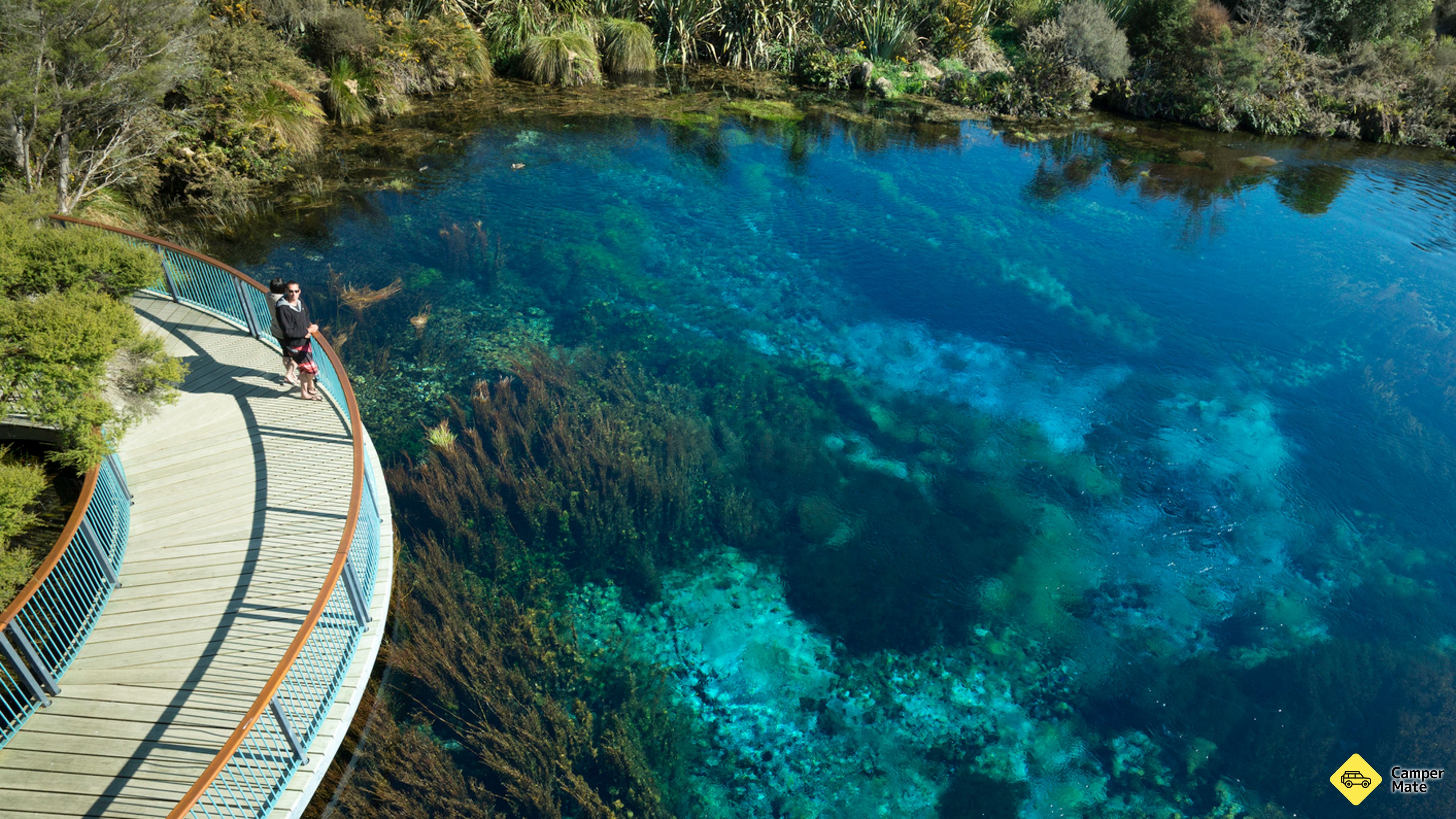 à Waikoropupu Springs