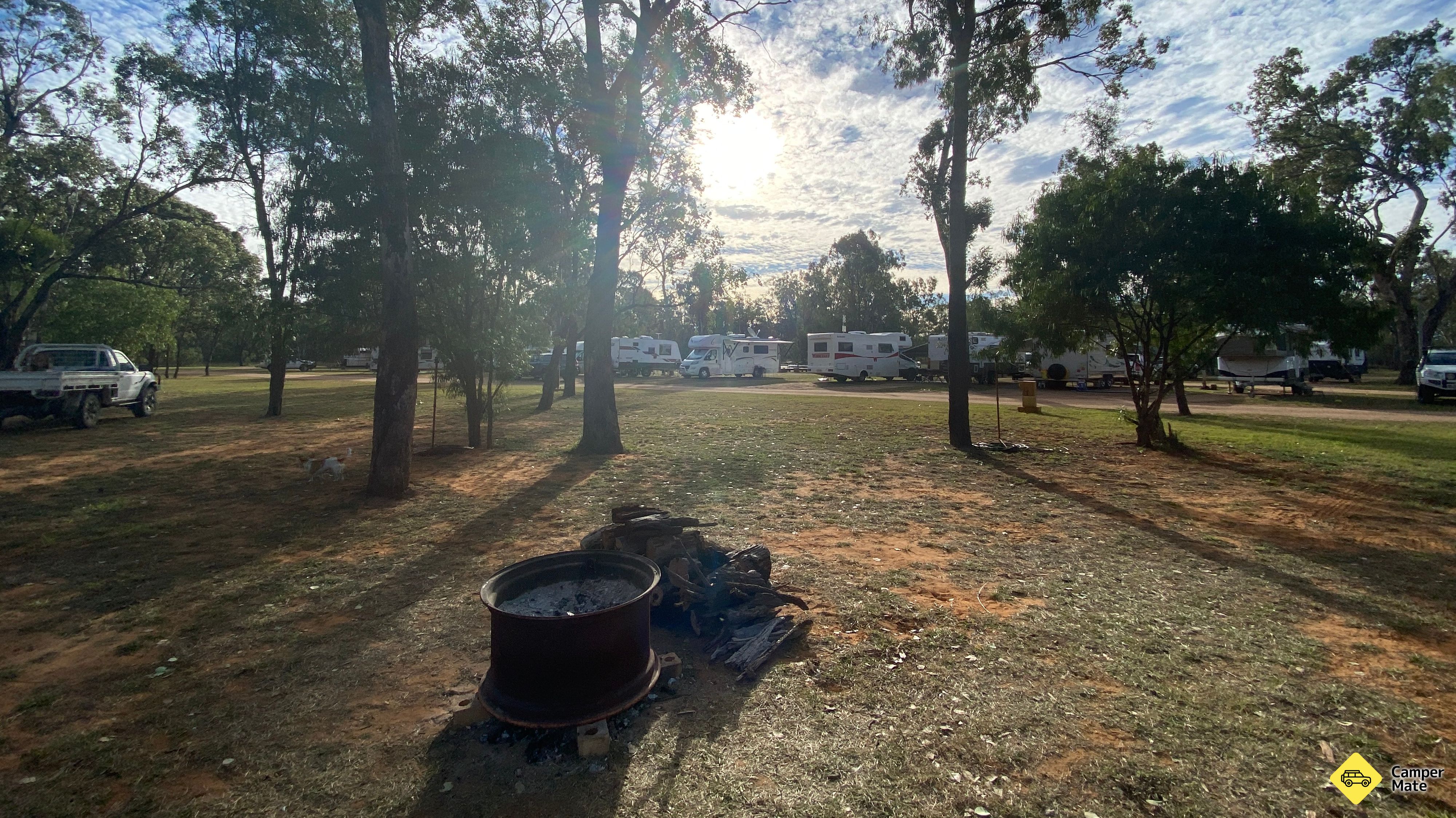 Rubern Lagoons Campingplatz