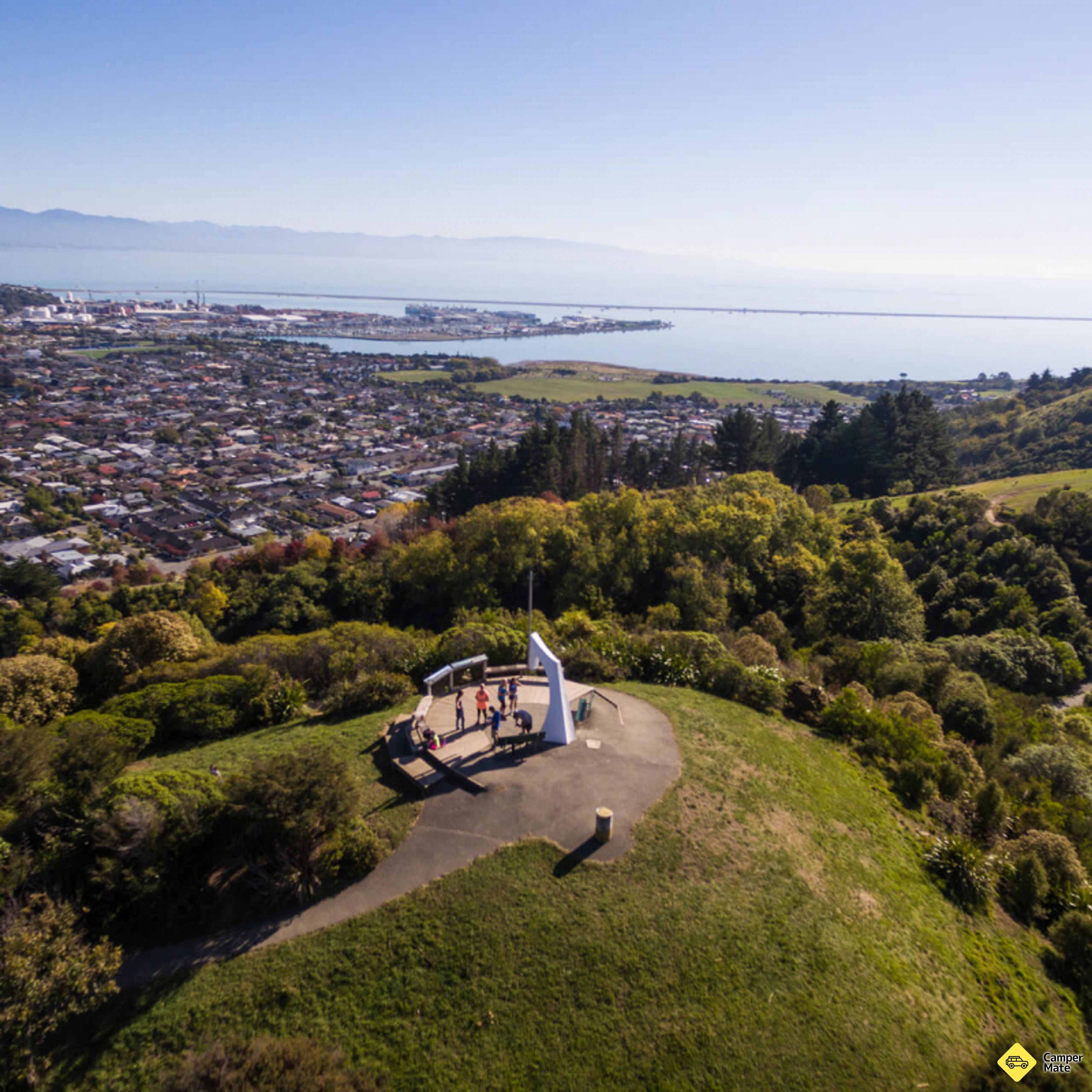 Centrum af New Zealand Walk