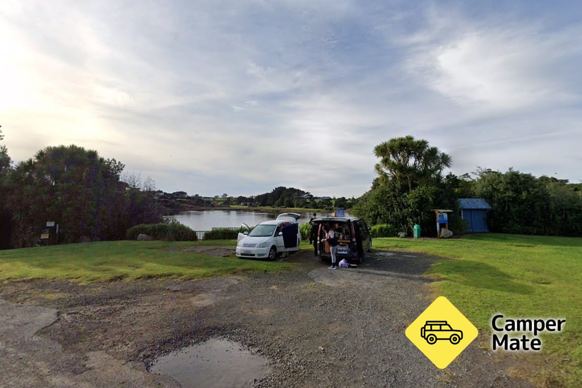 Opunake Lake Carpark and play area (Layard Street)