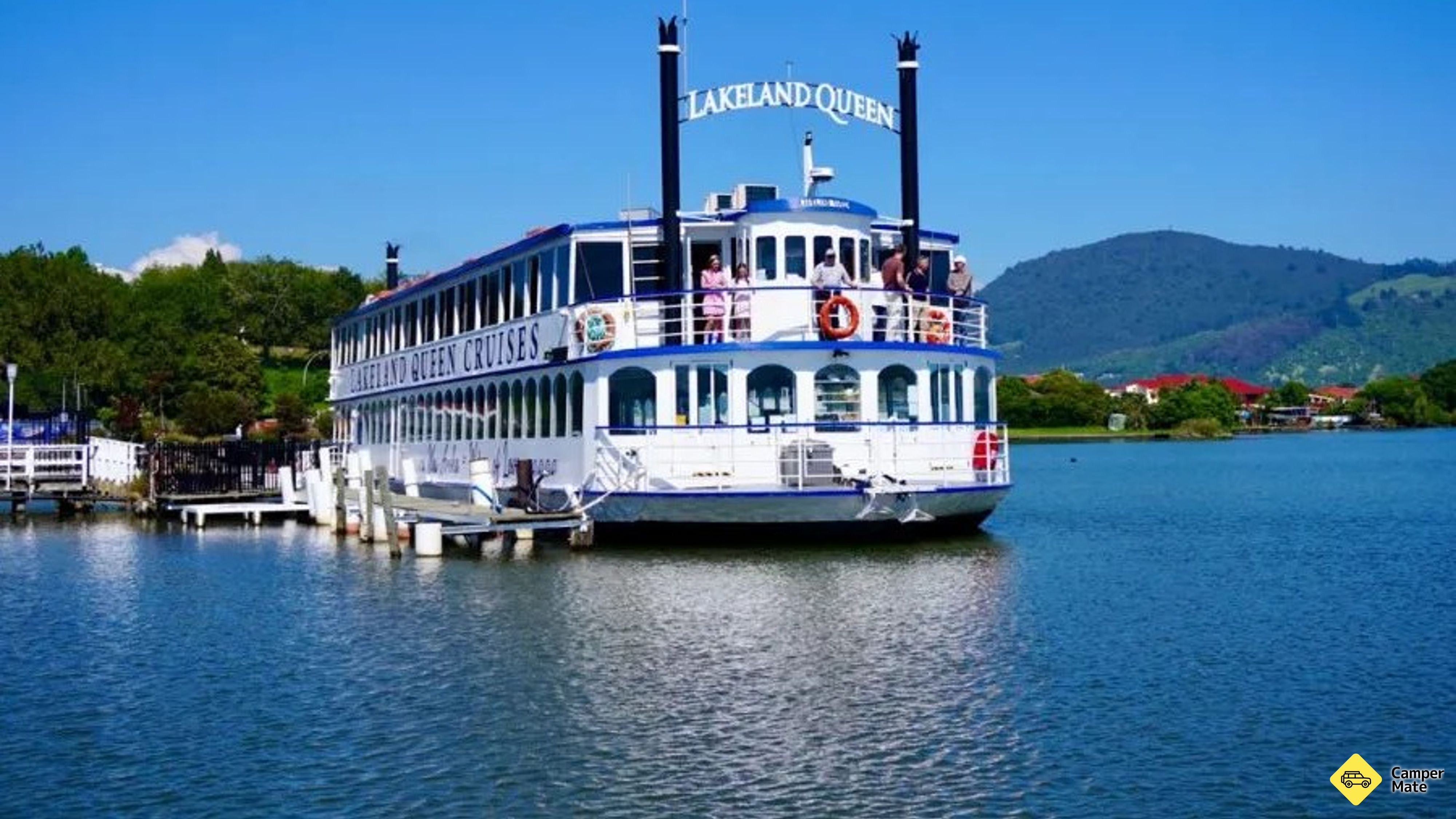 Karta över Lakeland Queen Cruises