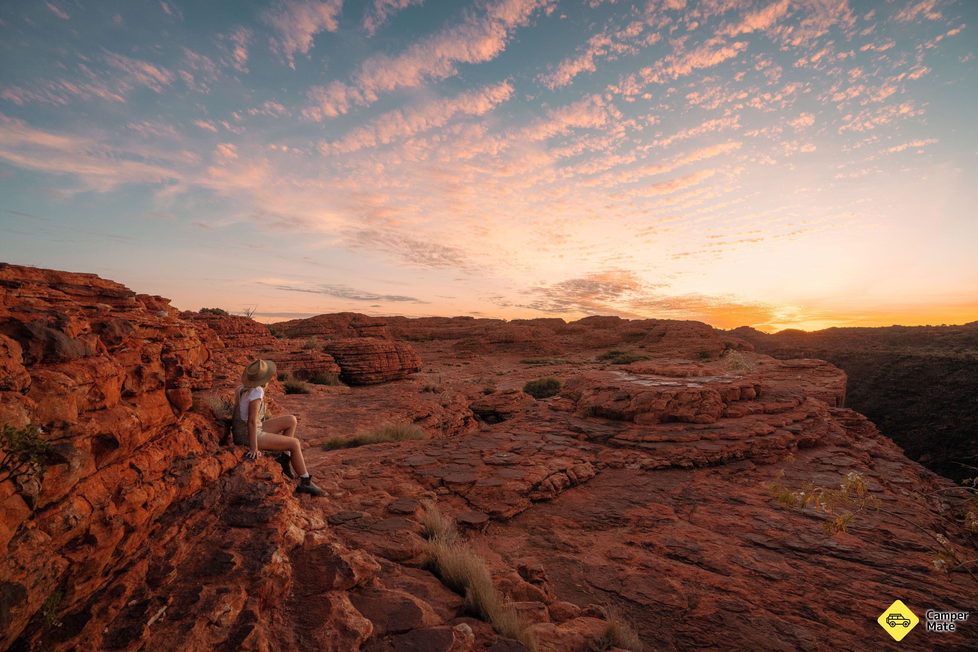 Kings Canyon Rim berjalan kaki