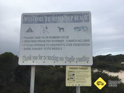 La plage de Membinup