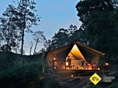 Le camp de Nightfall Wilderness