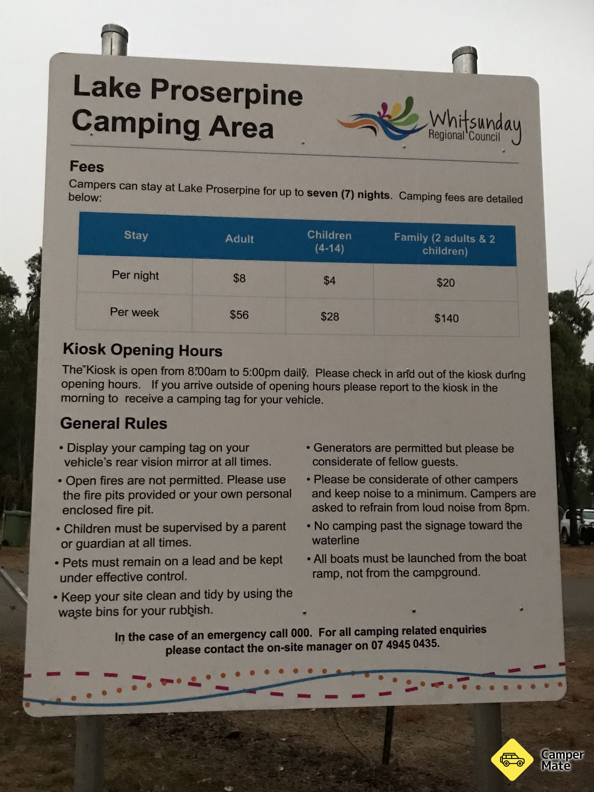 Lake Proserpine Camping Area - Image 3