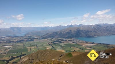 Overzicht van Grandview Mountain Track