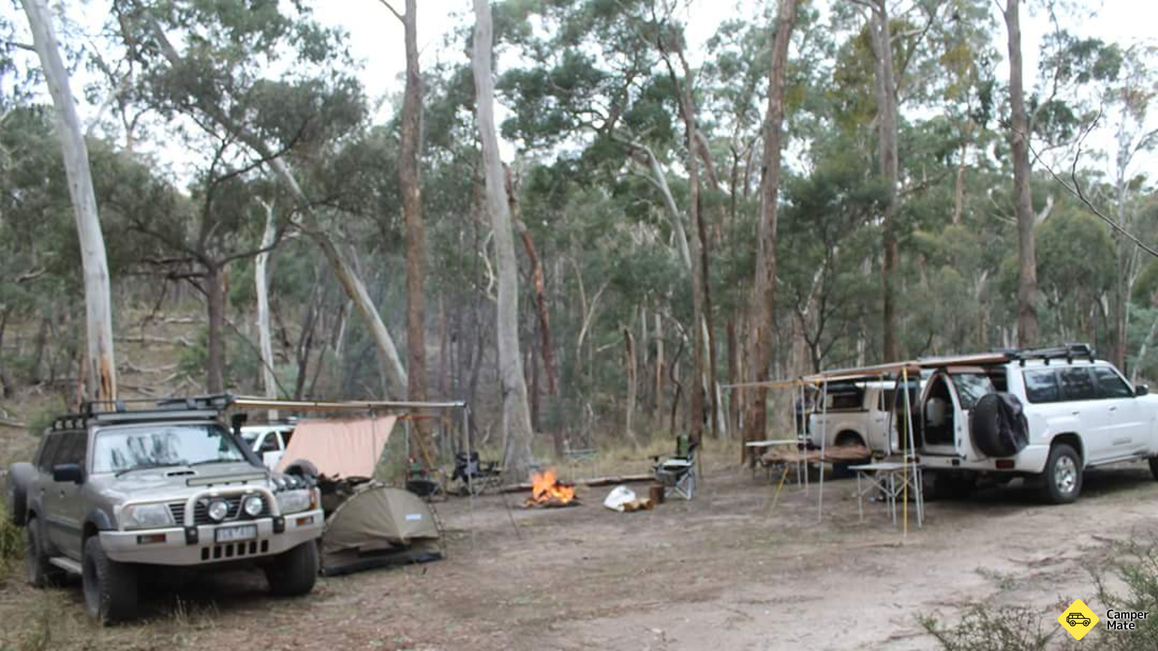Tempat untuk menginap di Chinamans Camp Area - Mt Cole State Forest