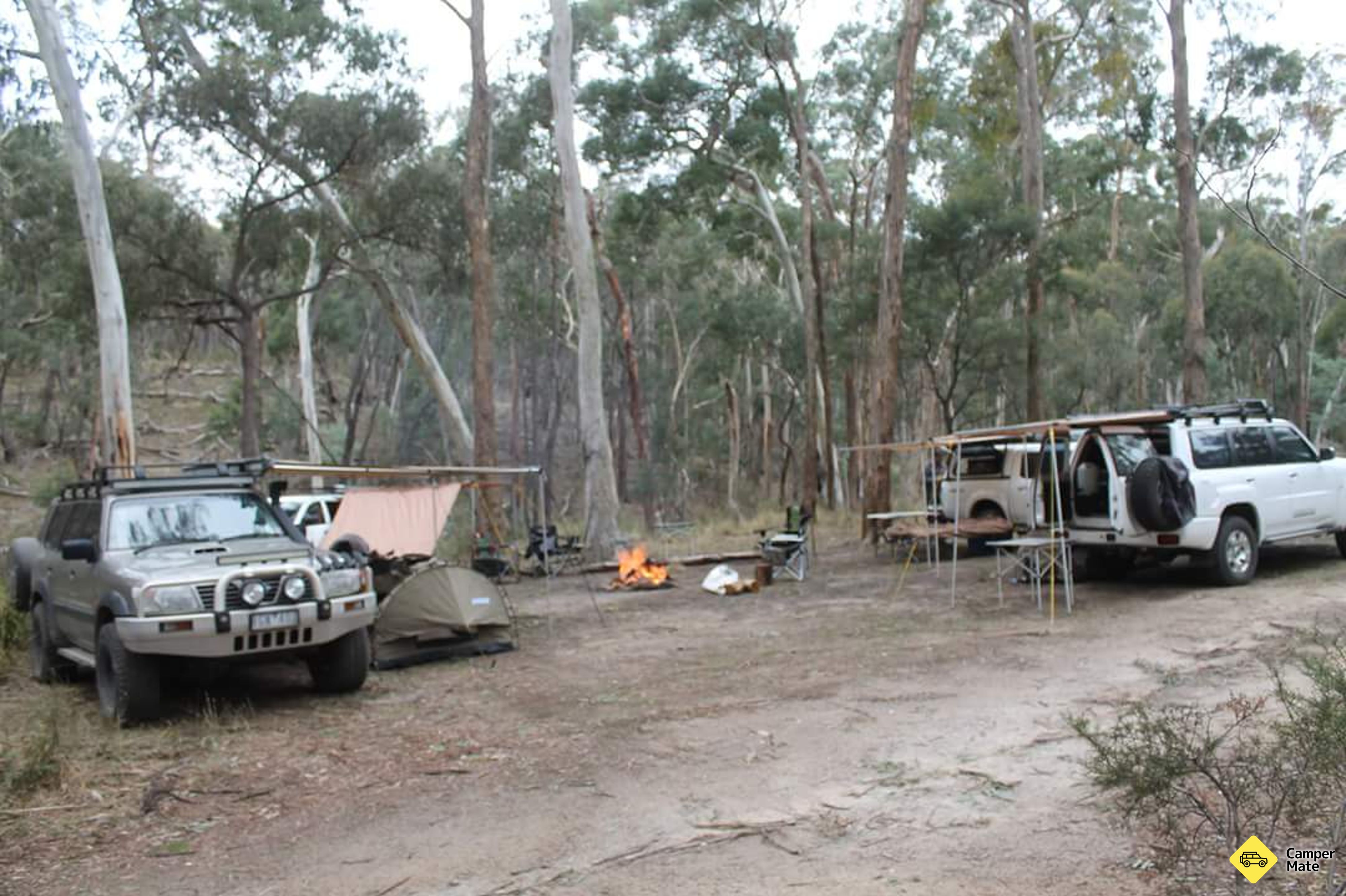 Tempat untuk menginap di Chinamans Camp Area - Mt Cole State Forest