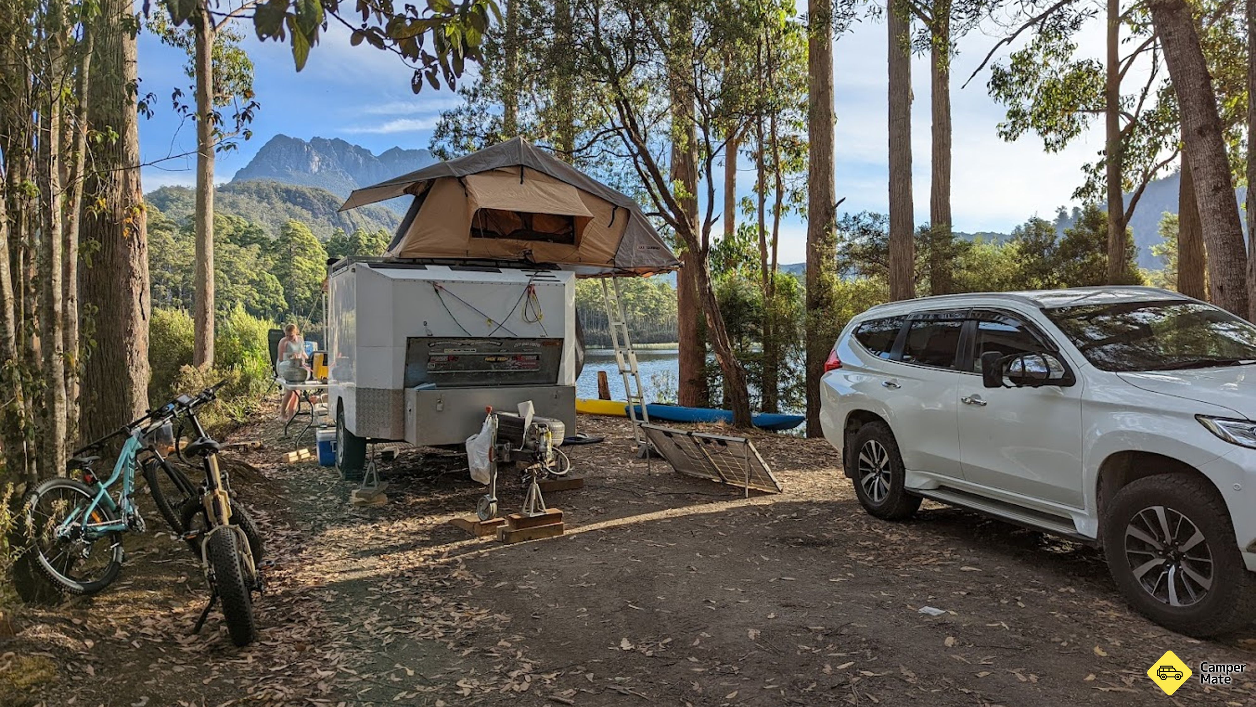 Camping Lake Roseberry Forshore
