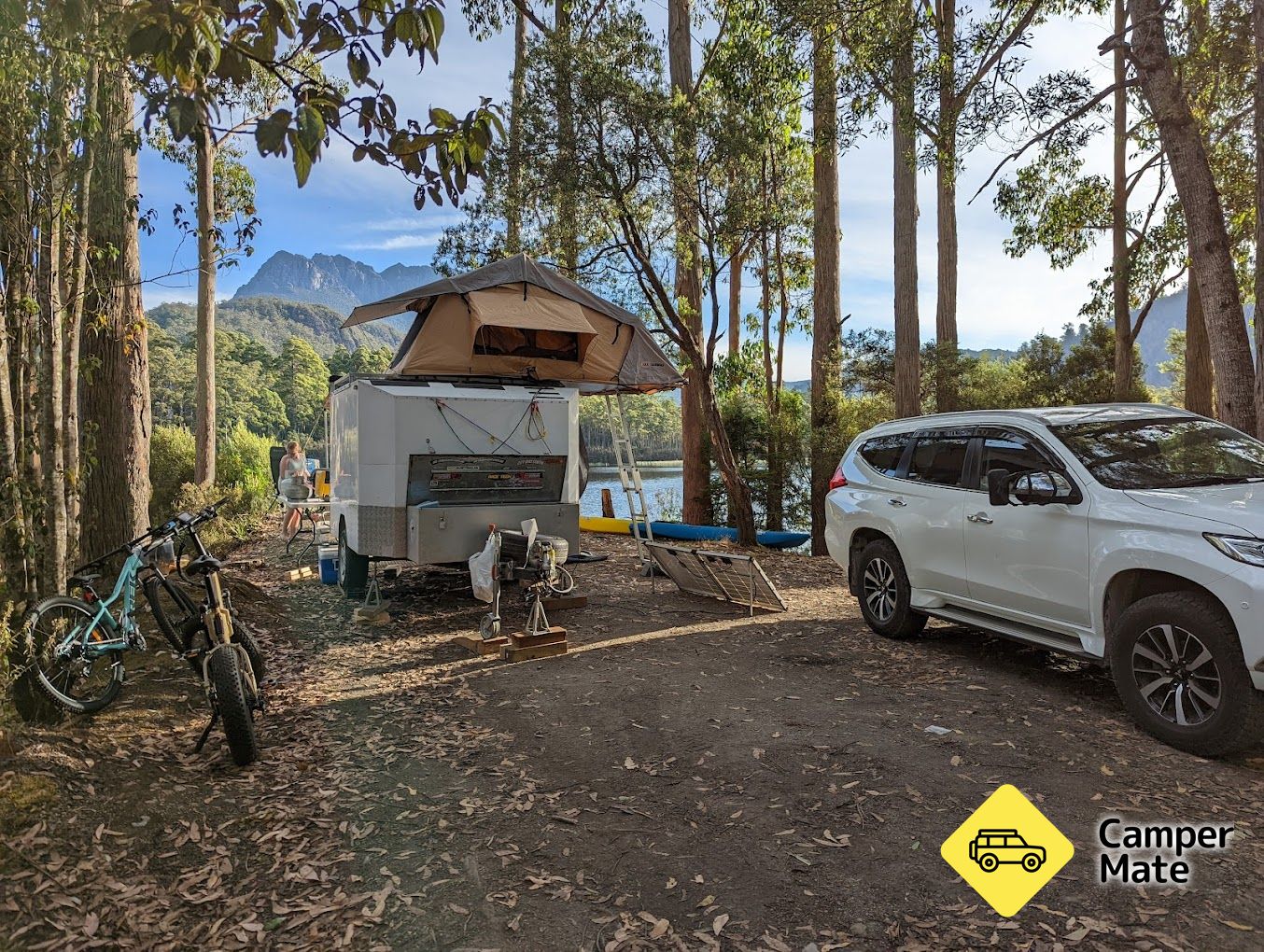 Camping Lake Roseberry Forshore