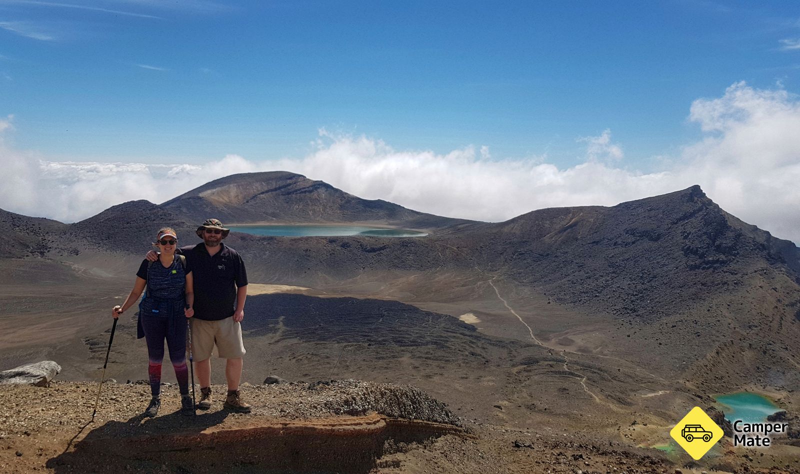 Tom and Laura on the Tongariro Circuit