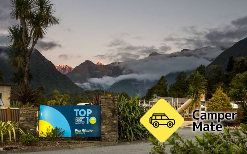 Fox Glacier TOP 10 üdülési park