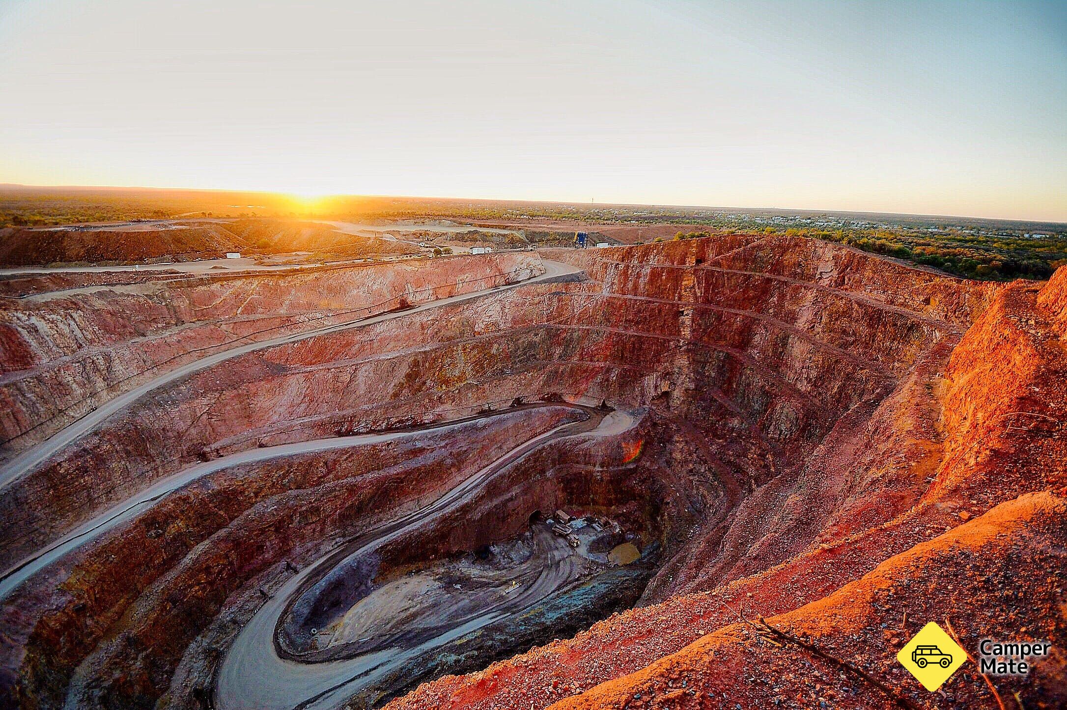 Fort Bourke Hill Lookout and Open Cut Mine