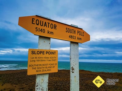 Slope Point - New Zealand's southern most place
