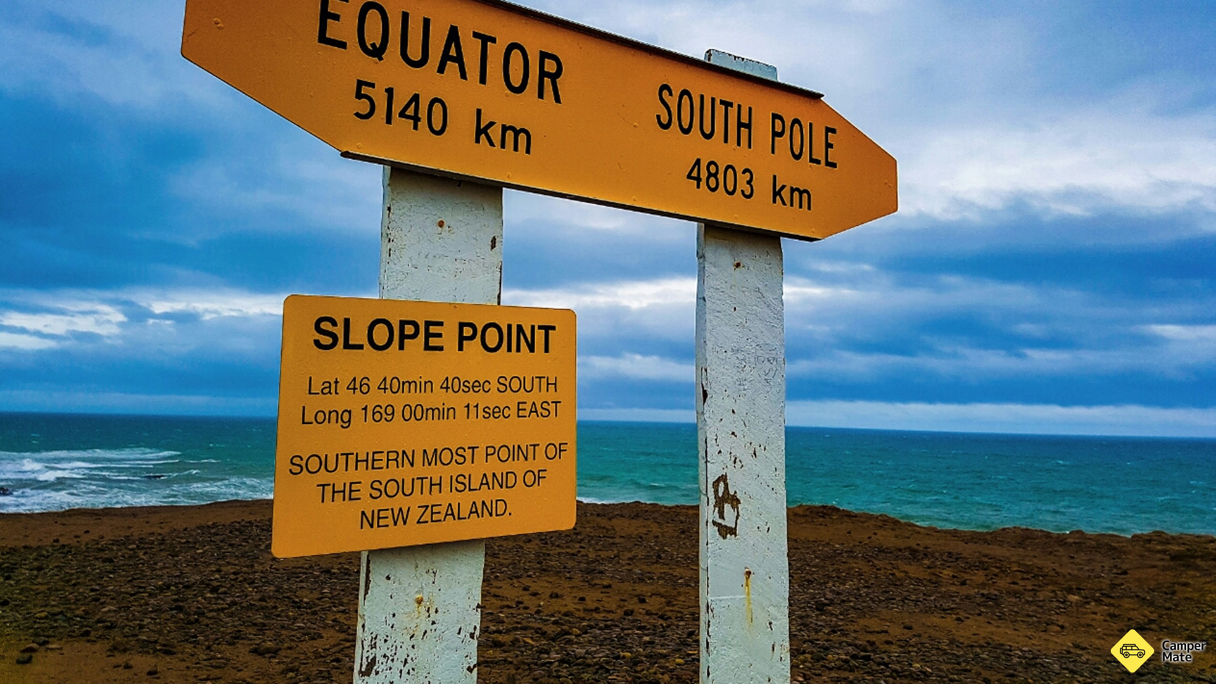 Slope Point - สถานที่ที่ภาคใต้ที่สุดของนิวซีแลนด์