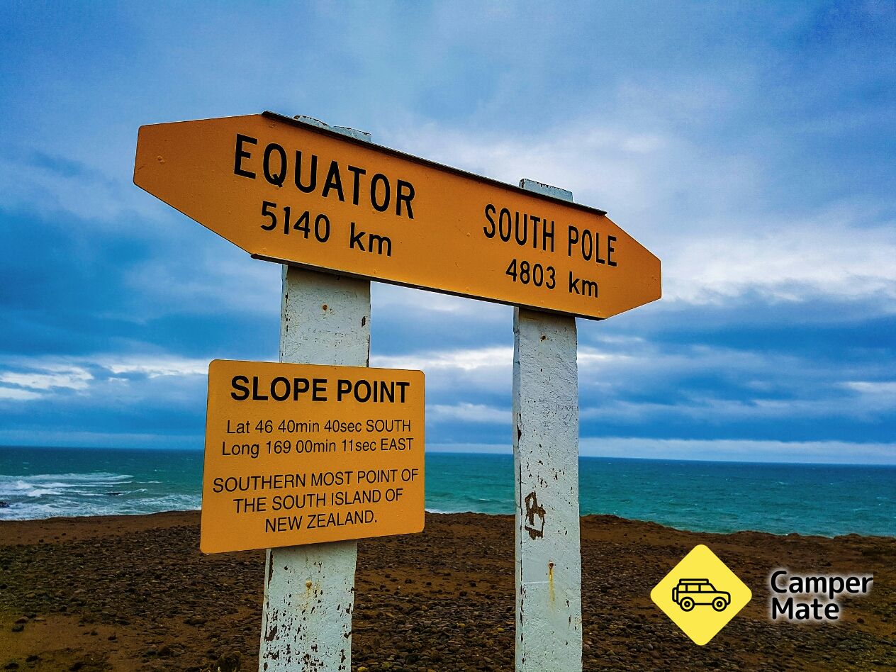 Slope Point - New Zealand's southern most place