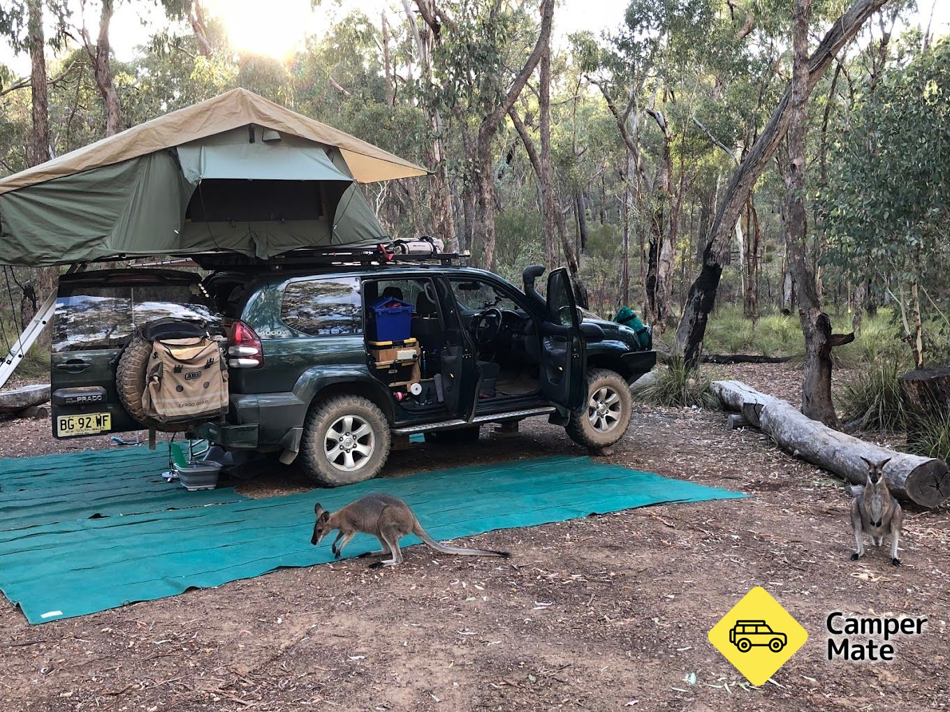 Från Greenbah Campground