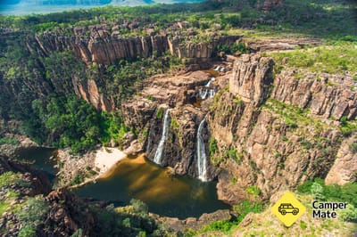 Twin Falls en la garganta