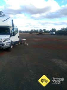 Roadside Gravel Area