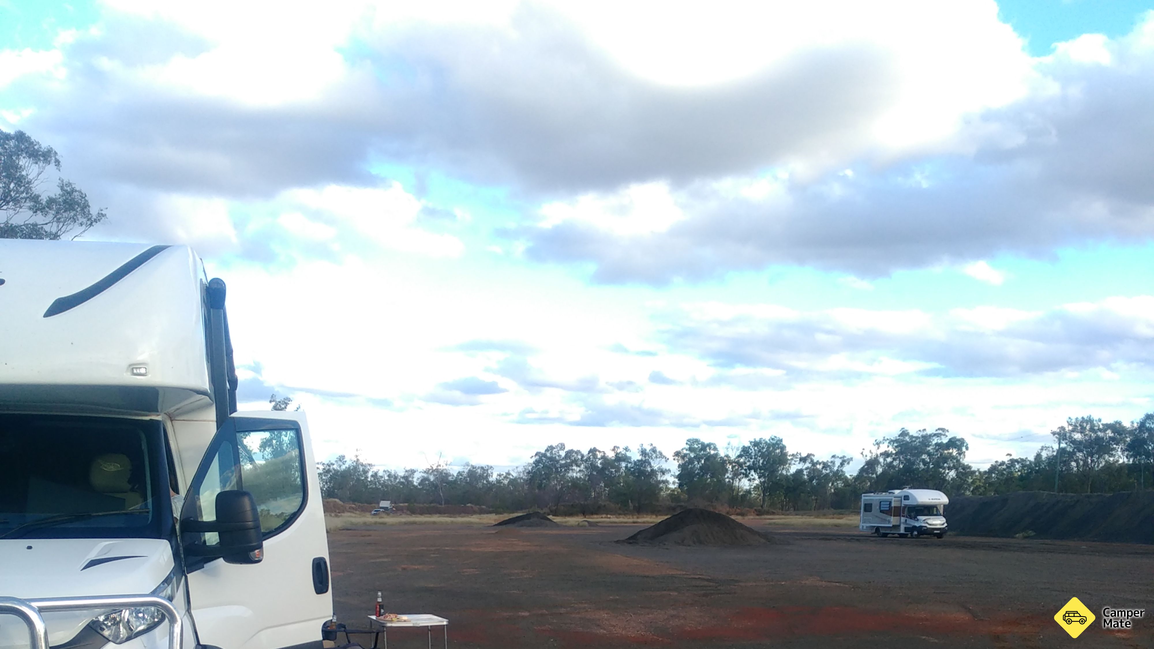 Roadside Gravel Area