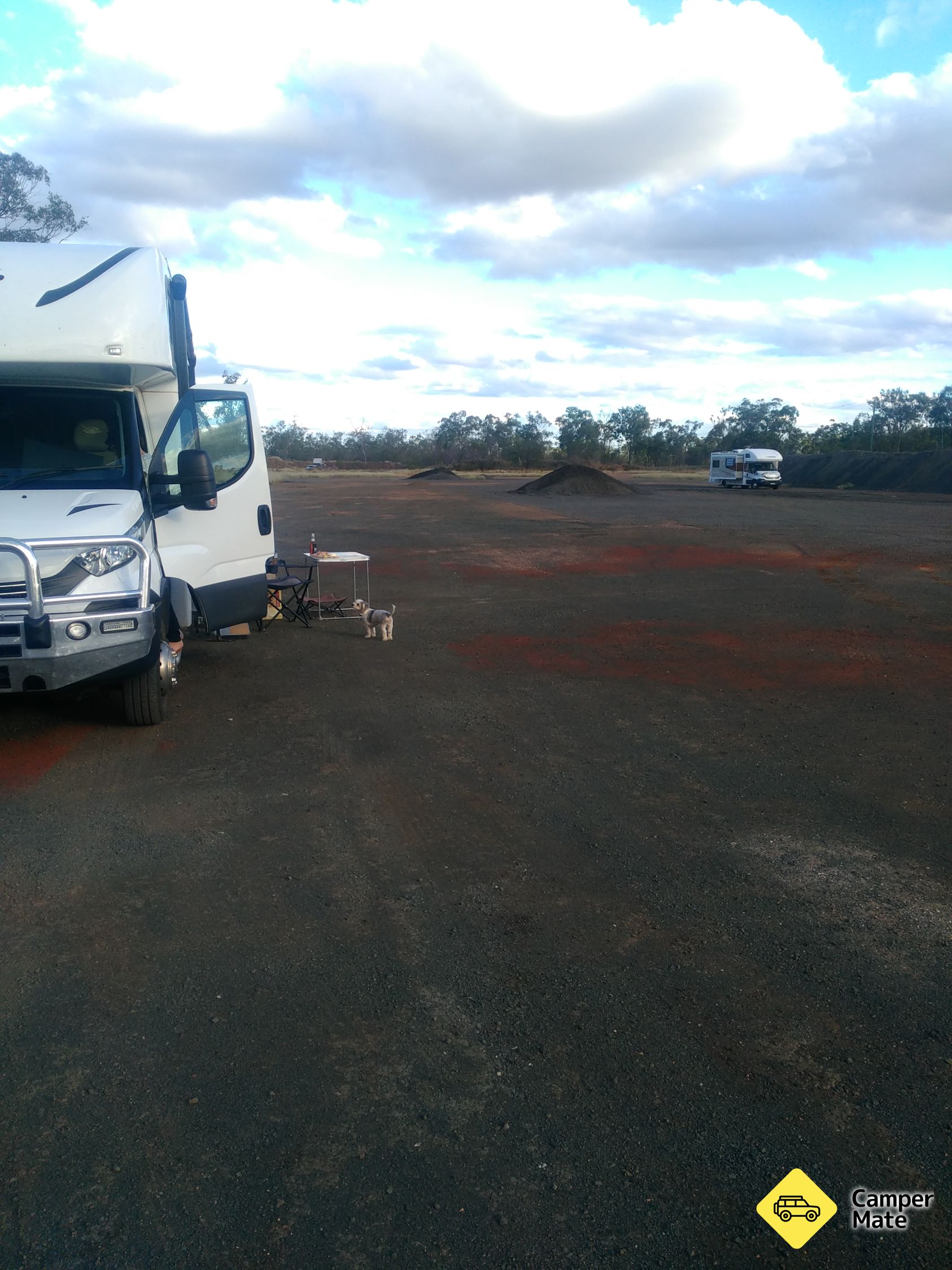 Roadside Gravel Area