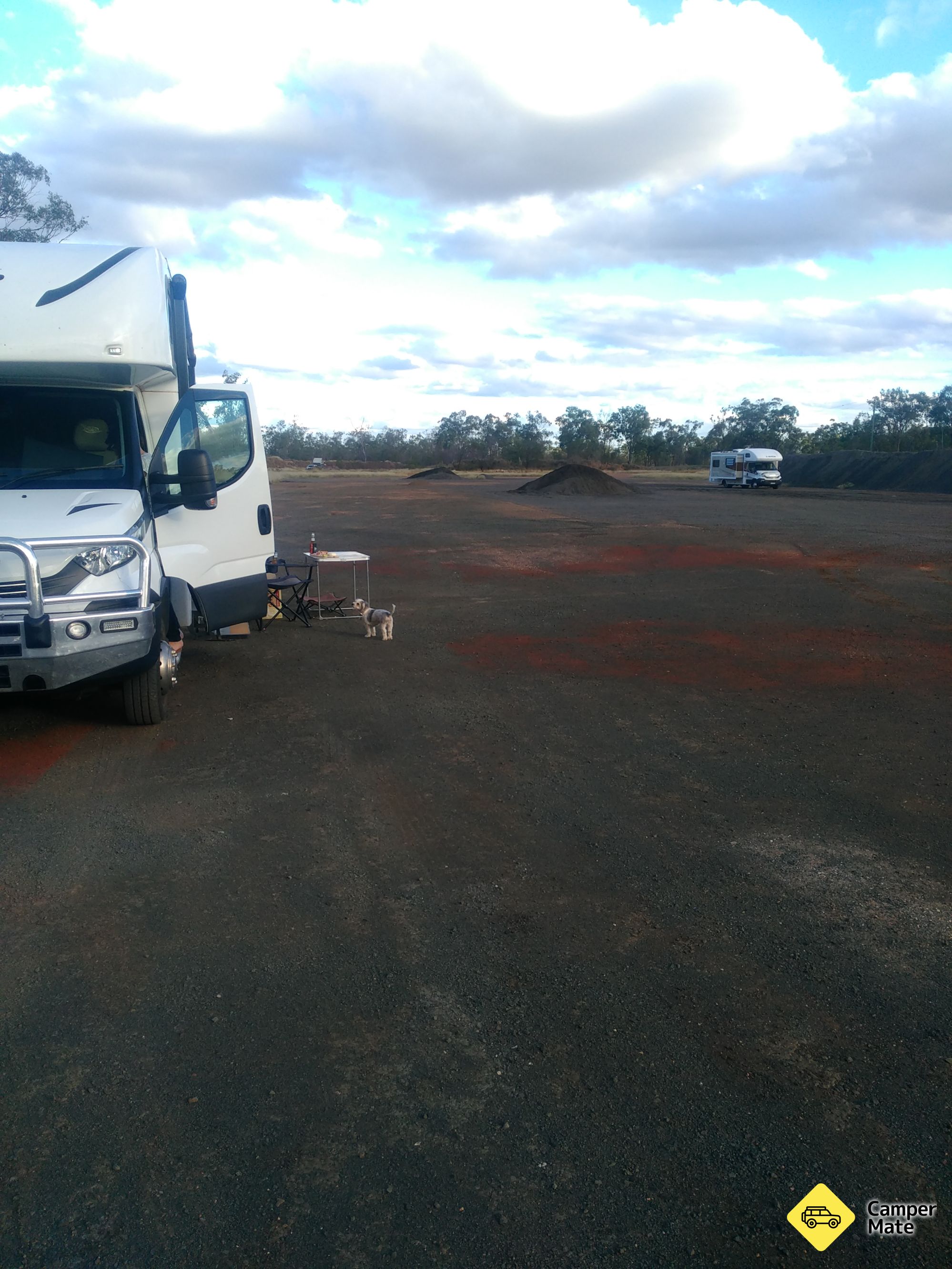 Roadside Gravel Area
